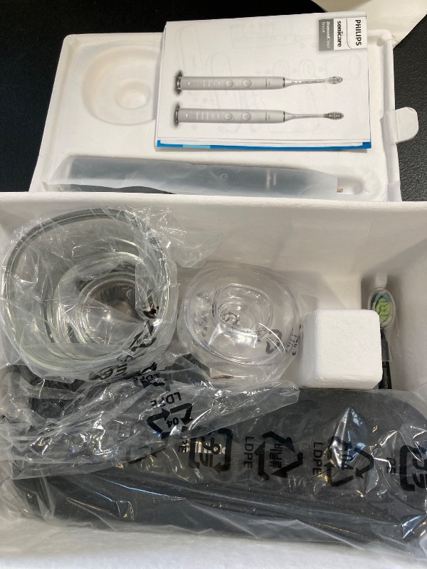 Photo 1 of Philips Sonicare DiamondClean Smart 9300 Electric Toothbrush, Sonic Toothbrush with App, Pressure Sensor, Brush Head Detection, 4 Brushing Modes and 3 Intensity Levels, Black, Model HX9903/15