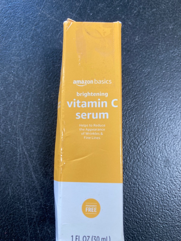 Photo 1 of Amazon Basics Brightening Vitamin C Serum, 1 Fluid Ounce, 1-Pack