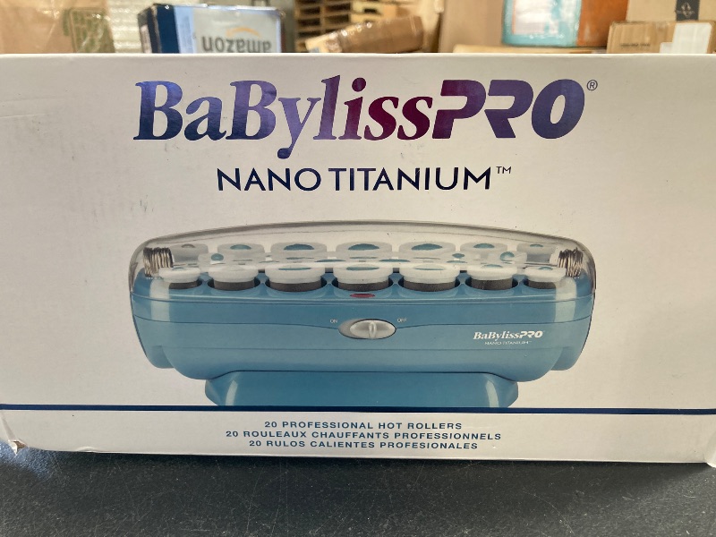 Photo 1 of BaBylissPRO Hot Rollers For All Hair Lengths, Nano Titanium Hair Styling Tools & Appliances, 20 Count (Pack of 1) BABNTCHV21