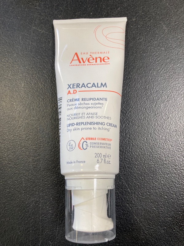 Photo 1 of Avene XeraCalm A.D Lipid-Replenishing Cream, Atopic Dermatitis, Eczema-Prone, No Preservatives, Fragrance-Free, 6.7 Oz