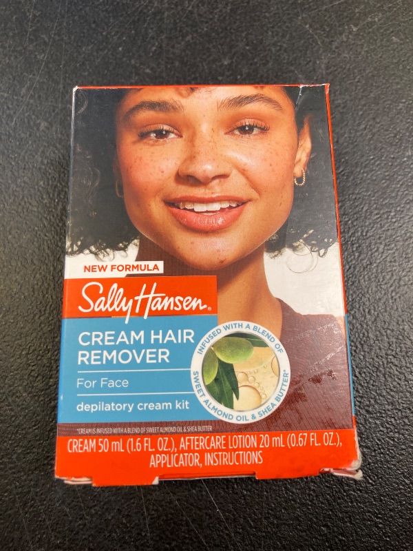Photo 1 of Sally Hansen Hair Remover Face 1.6 fl oz + Aftercare lotion 0.67 fl oz (Pack of 1)
