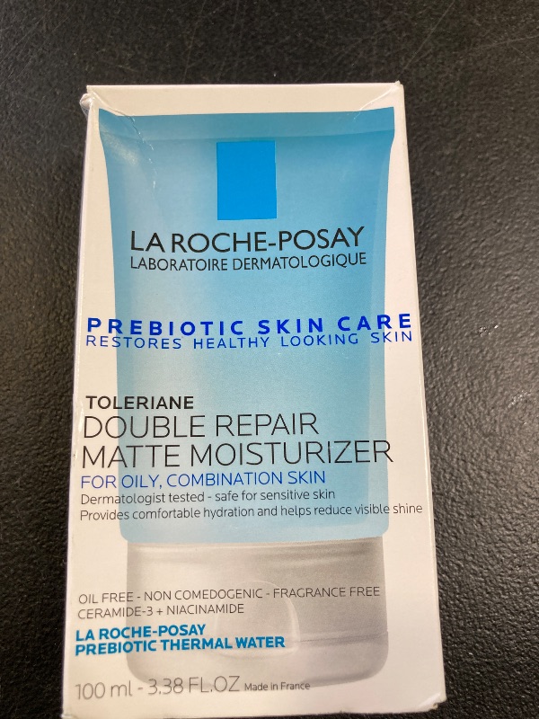 Photo 1 of La Roche-Posay Toleriane Double Repair Matte Face Moisturizer, Daily Moisturizer For Oily Skin With Ceramide And Niacinamide For All Skin Tones, Oil Free, Non-Comedogenic