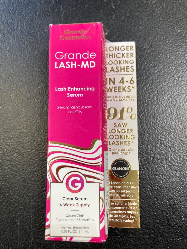 Photo 1 of Grande Cosmetics Grande LASH-MD Lash Enhancing Serum, 1 ml - 6-week starter supply