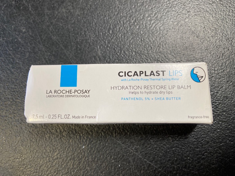 Photo 1 of La Roche-Posay Cicaplast Lip Balm B5, Hydrating Balm with Shea Butter, Lip Treatment for Dry Cracked Lips, Moisturizing and Repairing Balm, Fragrance Free
