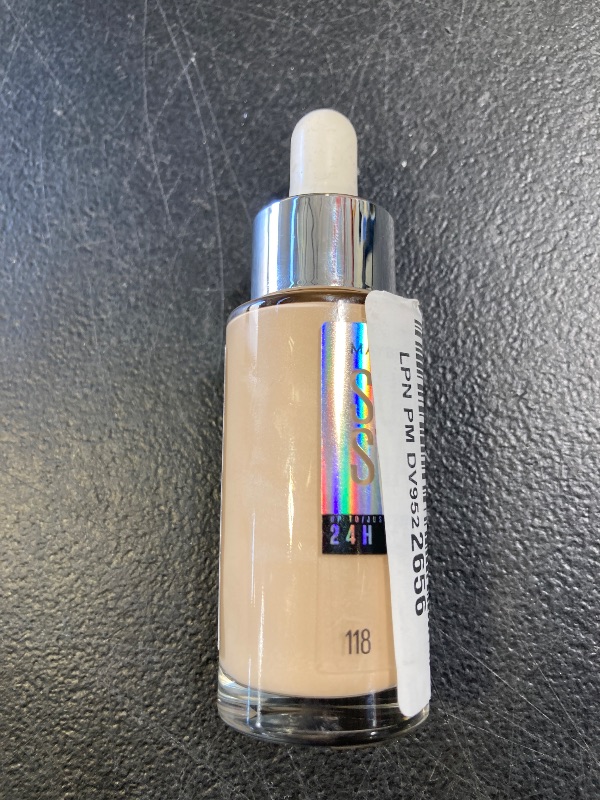 Photo 1 of Maybelline Super Stay Up to 24HR Skin Tint, Radiant Light-to-Medium Coverage Foundation, Makeup Infused With Vitamin C, 118, 1 Count