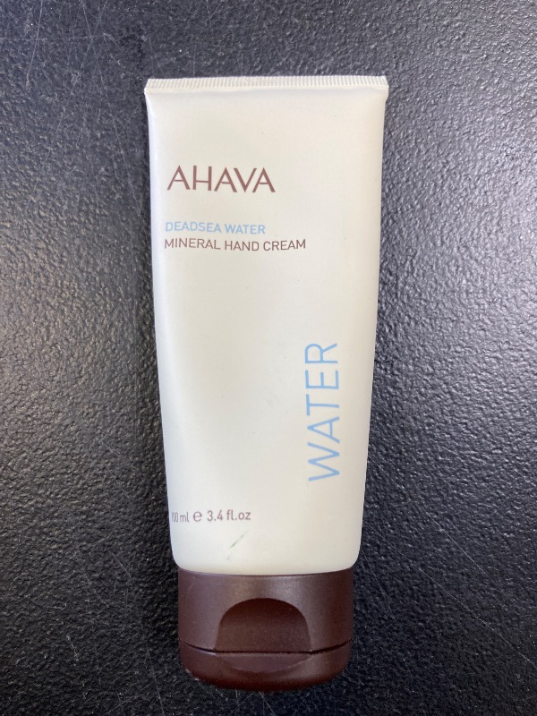 Photo 1 of AHAVA Dead Sea Water Mineral Hand Cream - Hand Moisturizer For Dry Cracked Hands, Light & Fast Absorbing, Enriched with Exclusive blend Osmoter, Smoothing Witch Hazel & Soothing Allantoin, 3.4 Fl.Oz