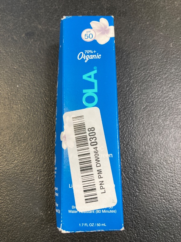 Photo 1 of COOLA Organic Face Sunscreen SPF 50 Sunblock Lotion, Dermatologist Tested Skin Care for Daily Protection, Vegan and Gluten Free, Fragrance Free, 1.7 Fl Oz.