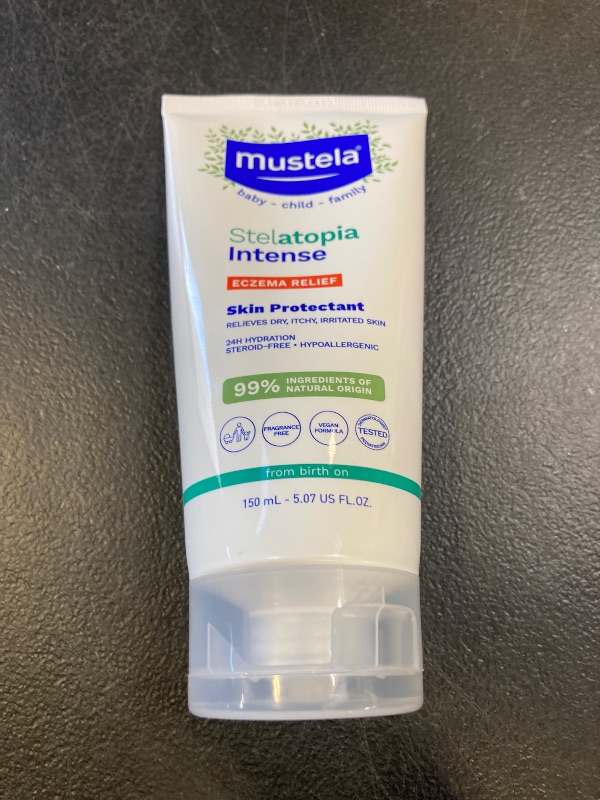 Photo 1 of Mustela Eczema Relief Cream Stelatopia Intense - Fragrance-Free Moisturizing Body Lotion with Colloidal Oatmeal - For dry, itchy, irritated skin & flare-ups - Baby, Child & Adult - 5.07 fl. oz.