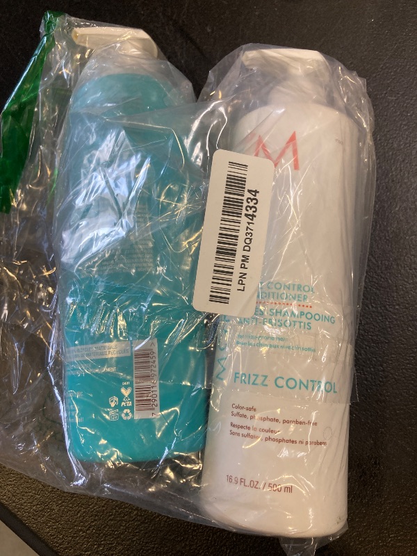 Photo 1 of Moroccanoil Frizz Control Shampoo & Conditioner Half-Liter Set