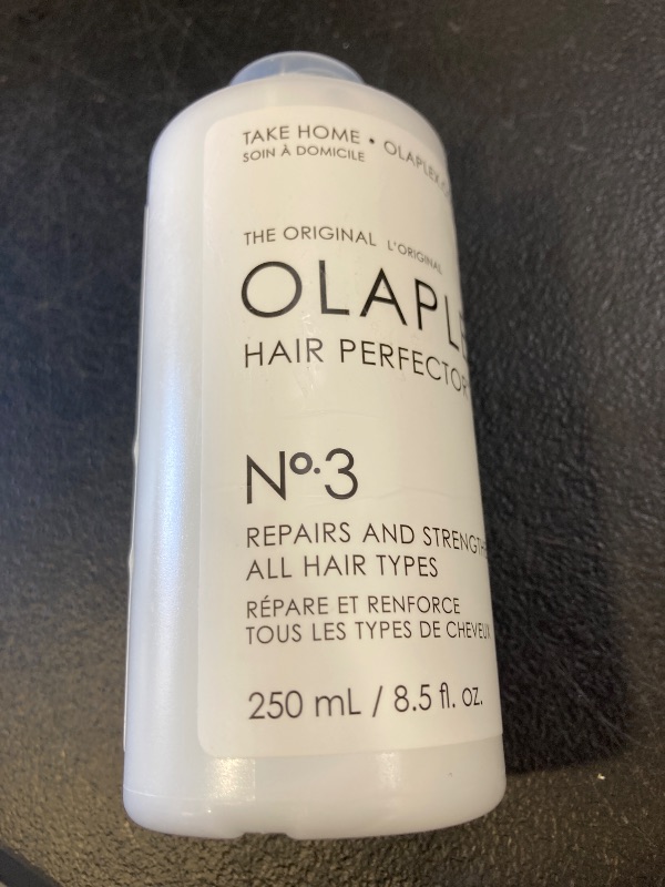 Photo 1 of Olaplex No. 3 Hair Perfector Repairing Hair Treatment, Concentrated for Dry Damaged Hair, Repairs & Strengthens All Hair Types, 8.5 fl oz
