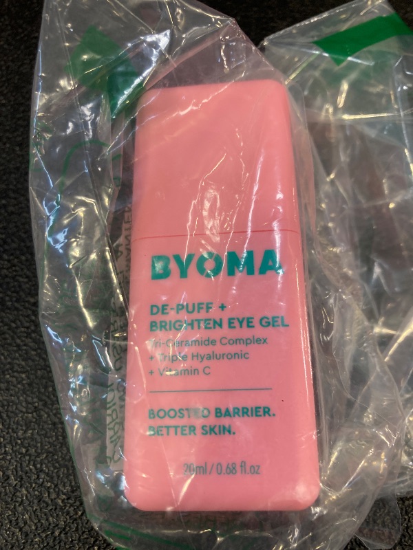 Photo 1 of Byoma De- + Brighten Eye Gel - Lightweight Gel Eye Cream for Dark Circles, Puffiness & Wrinkles - Under Eye Cream With Hyaluronic Acid & Vitamin C - Barrier Repair Skincare - 0.68 fl. oz