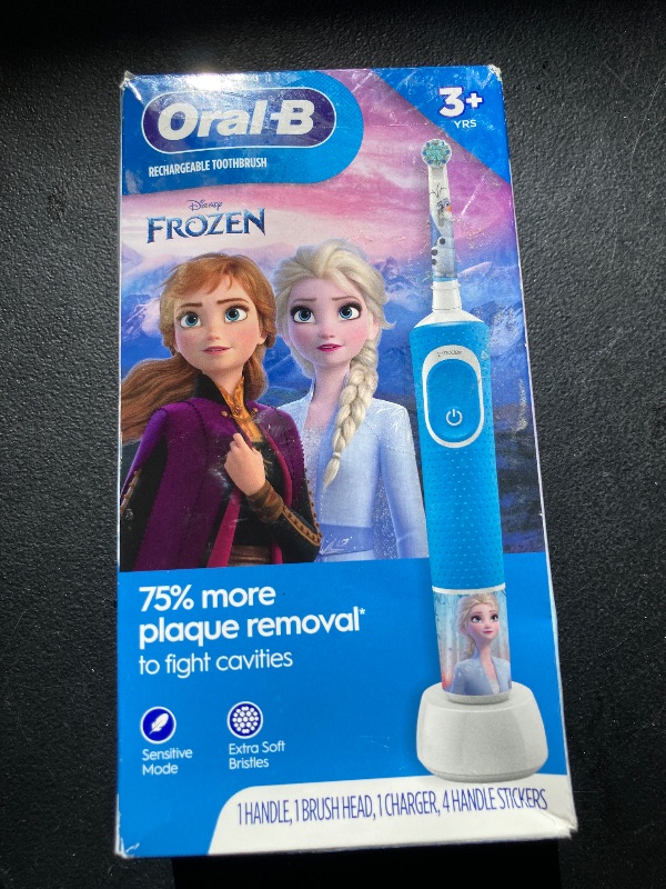 Photo 1 of Oral-B Kids Electric Toothbrush Featuring Disney's Frozen for Kids 3+