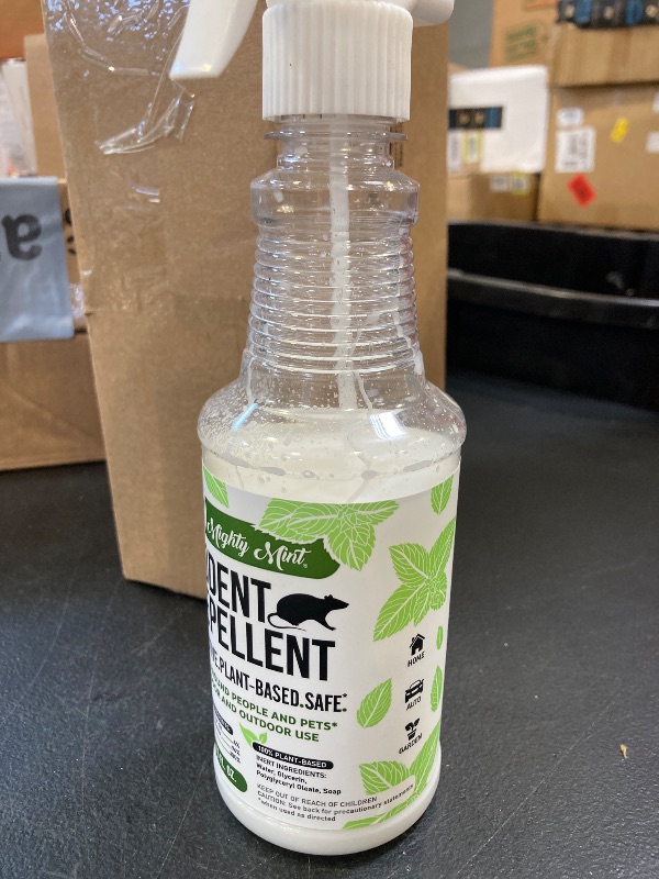 Photo 1 of Mighty Mint Peppermint Oil Rodent Repellent Spray – Natural Indoor & Outdoor Control for Mice and Rats – Plant-Based, Extra-Strong Formula - 16 oz