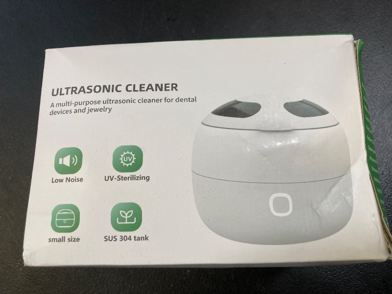 Photo 1 of Upgraded Ultrasonic Retainer Cleaner, 45kHz Retainer Cleaner Machine for Denture Cleaner, Retainer Cleaner, Mouth Guard Cleaner, Night Guard Cleaner, Denture Cleaner with 200ML Dental Cleaning Pod