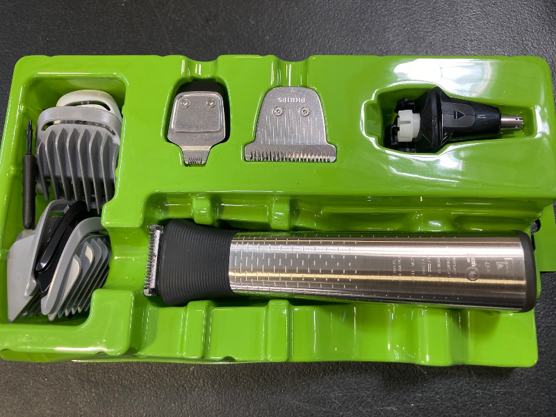 Photo 1 of Norelco Philips Multigroom 7000 Series, All-in-One Trimmer, Beard Trimmer and Hair Clipper, 19-Piece Men's Grooming Kit for Beard, Head, Hair, Body, and Face, Soft Pouch, MG7910/49
