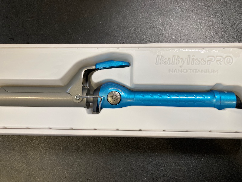 Photo 1 of BaBylissPRO Nano Titanium Spring Curling Iron, 1.25" Professional Spring Hair Curler for Long Lasting Curls & All Hair Types