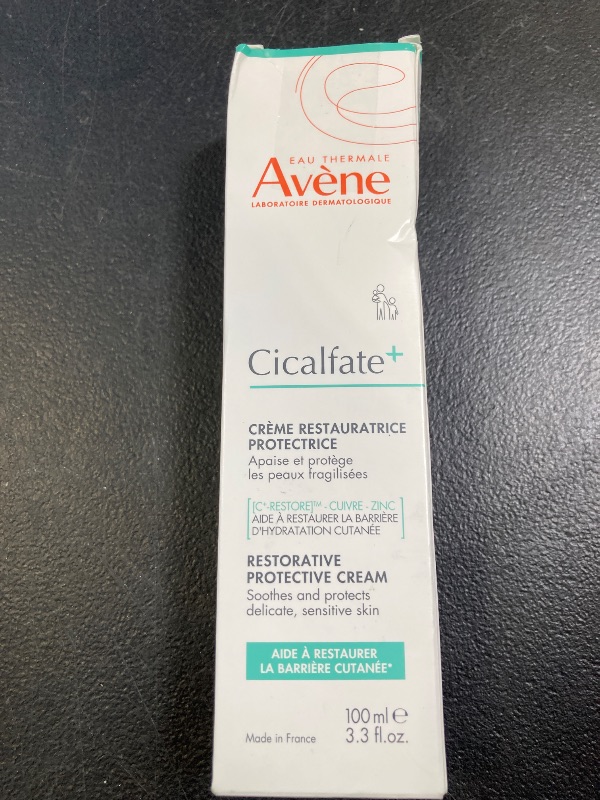 Photo 1 of Avène Cicalfate+ Restorative Protective Cream, postbiotic skincare for sensitive skin, helps restore skin barrier, face and body, safe for infants, children and adults, 3.3 Fl Oz