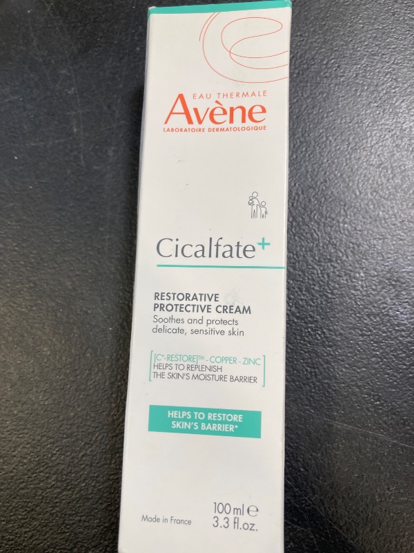 Photo 1 of Avène Cicalfate+ Restorative Protective Cream, postbiotic skincare for sensitive skin, helps restore skin barrier, face and body, safe for infants, children and adults, 3.3 Fl Oz