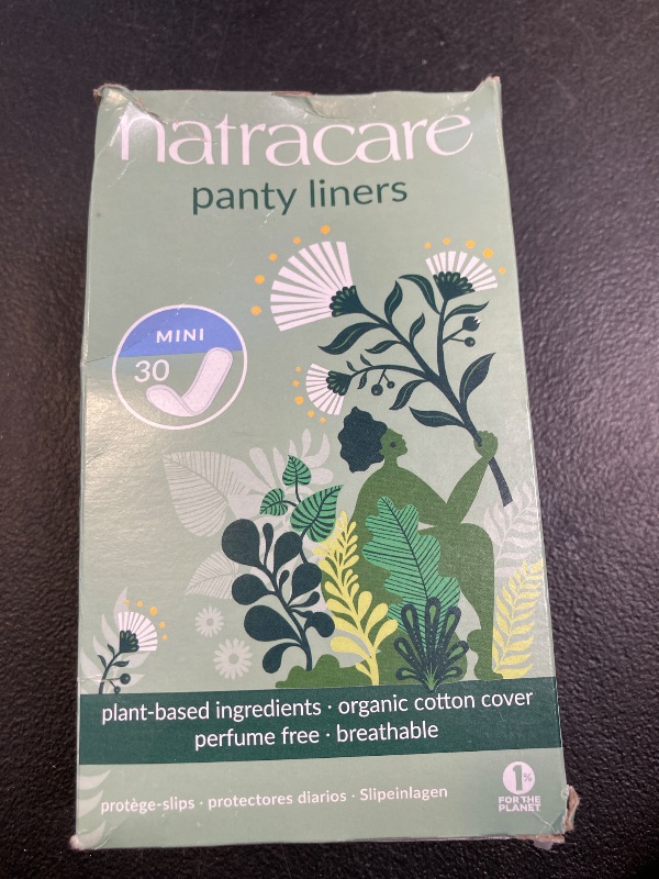 Photo 1 of NATRACARE Mini Pant Liners, Unscented, (Pack of 30)