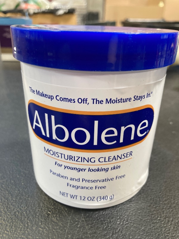 Photo 1 of Albolene Face Moisturizer & Makeup Remover – Fragrance-Free Cleansing Balm with Beta-Carotene – Hydrating Facial Cleanser for Soft, Supple Skin, Gently Removes Makeup & Dirt, (12 oz)
