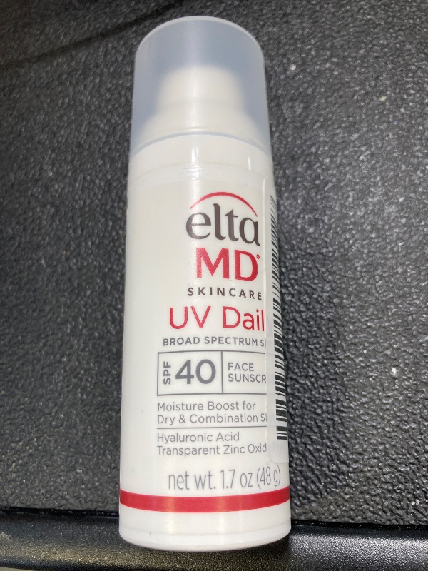 Photo 1 of EltaMD UV Daily SPF 40 Face Sunscreen Moisturizer with Zinc Oxide, Daily Face Moisturizer with SPF, Sunscreen, For Dry Skin 1.7 oz Pump