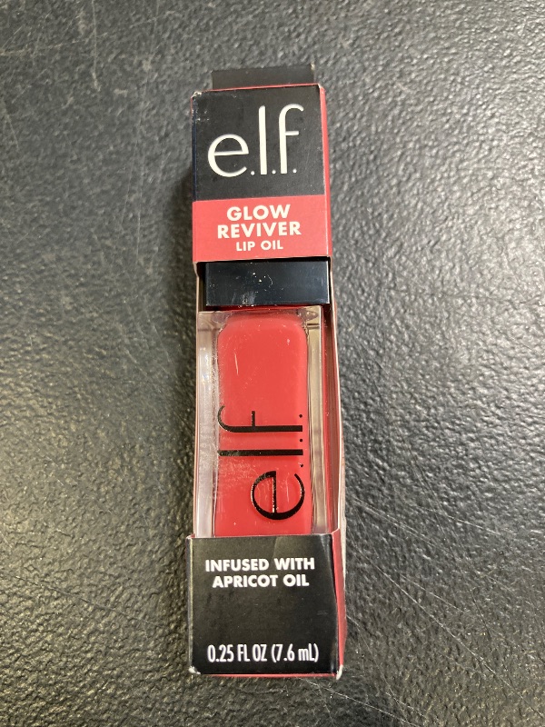 Photo 1 of e.l.f. Glow Reviver Lip Oil, Nourishing Tinted Lip Oil For A High-shine Finish, Infused With Jojoba Oil, Vegan & Cruelty-free, Rose Envy