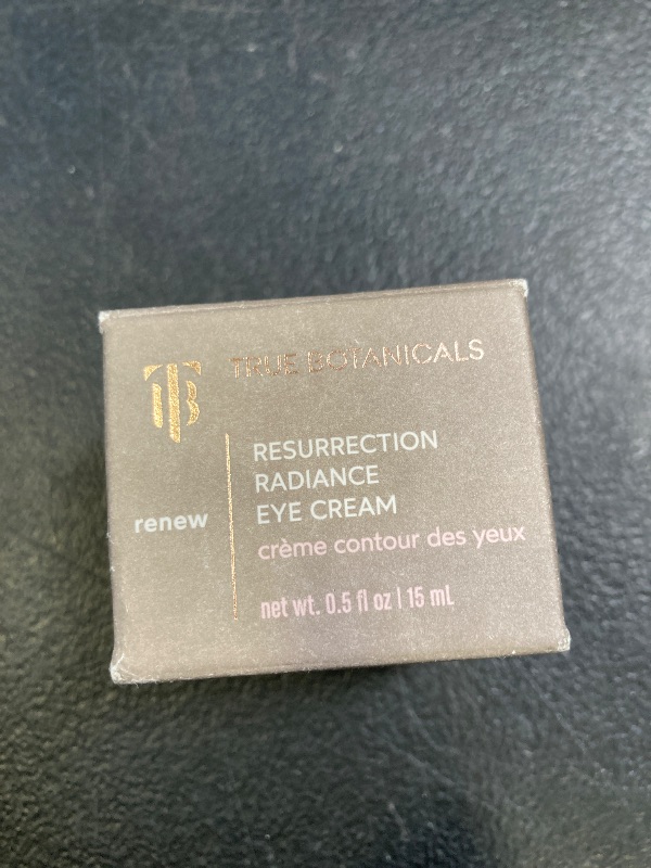 Photo 1 of True Botanicals Resurrection Radiance Brightening Eye Cream | Reduces Appearance of Dark Circles, Fine Lines, Wrinkles & Puffiness | Dermatologist Tested, All Natural, Vegan| 0.5 oz | 15 ml