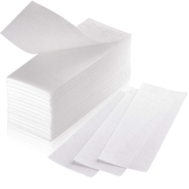 Photo 1 of 150 Professional Wax Strips for Waxing - Tear-Resistant Fabric Strips for Hair Removal - Skin-Friendly, Reusable Persian Waxing Strip for Warm Wax and Sugar Paste on Legs, Face, Back, Intimate Areas