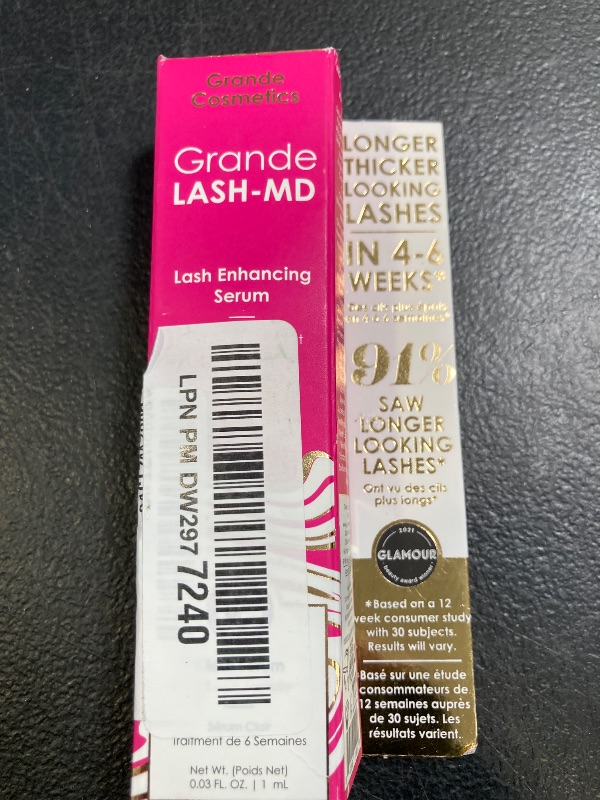 Photo 1 of Grande Cosmetics Grande LASH-MD Lash Enhancing Serum, 1 ml - 6-week starter supply
