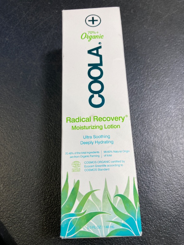 Photo 1 of COOLA Organic Radical Recovery After Sun Body Lotion, Includes Aloe Vera, Agave and Lavender Oil for Sunburn Relief, 5 Fl Oz