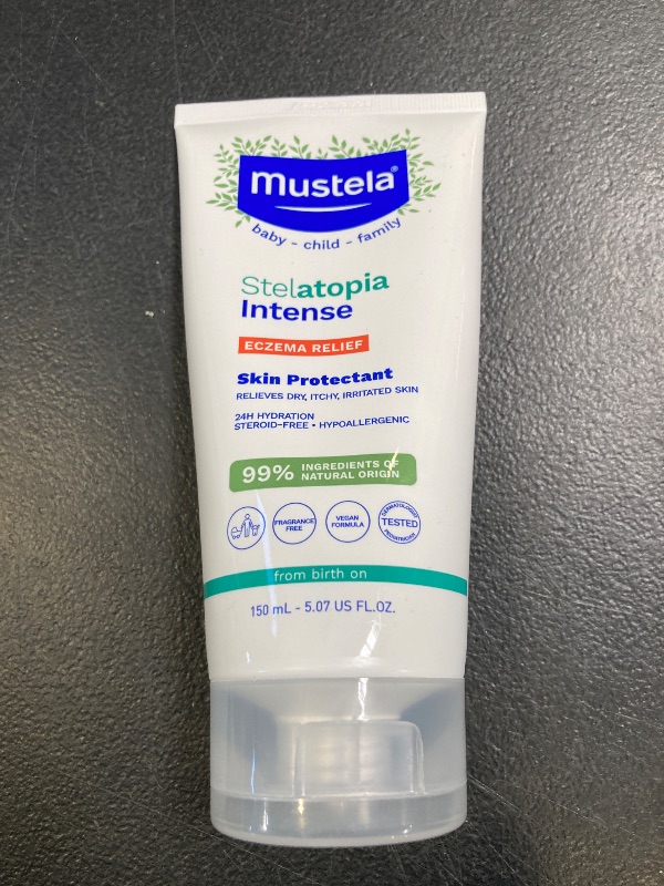 Photo 1 of Mustela Eczema Relief Cream Stelatopia Intense - Fragrance-Free Moisturizing Body Lotion with Colloidal Oatmeal - For dry, itchy, irritated skin & flare-ups - Baby, Child & Adult - 5.07 fl. oz.