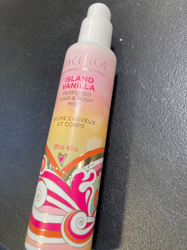 Photo 1 of Pacifica Island Vanilla Hair Mist Perfume and Full Body Spray for Women - Fragrance Spray for A Mood-Lifting Experience, Paraben-Free, Clean Beauty No Alcohol, Vegan & Cruelty-Free, 6 oz oz