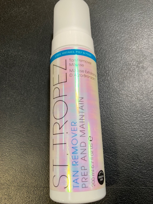 Photo 1 of St.Tropez Tan Remover Mousse & Primer, 2-in-1 Prep and Maintain, Detox and Prime Skin, Sensitive Skin, Vegan, Natural & Cruelty Free, 6.7 Fl Oz