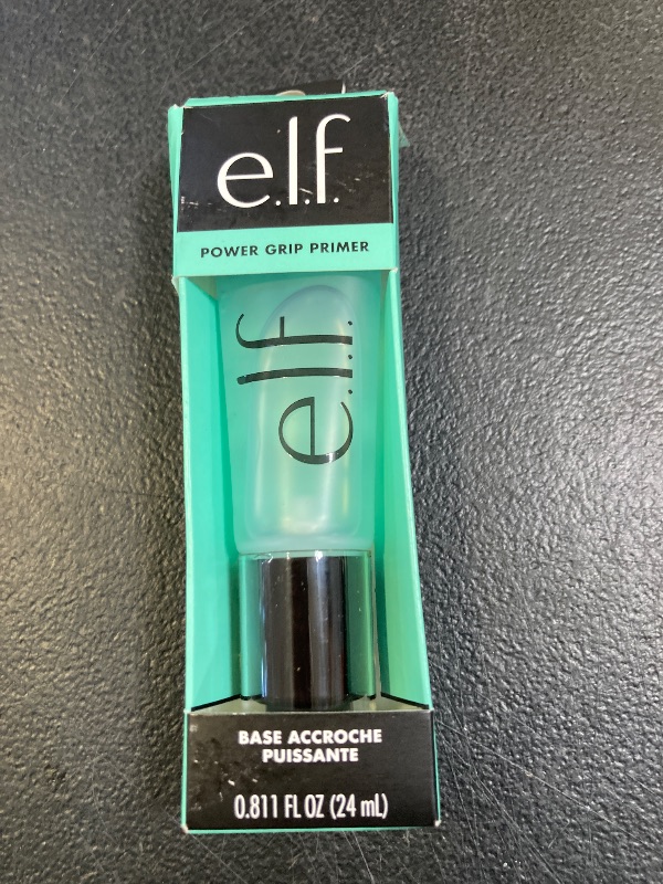 Photo 1 of e.l.f. Power Grip Primer, Gel-Based & Hydrating Face Primer For Smoothing Skin & Gripping Makeup, Moisturizes & Primes, 0.811 Fl Oz (24 ml.)
