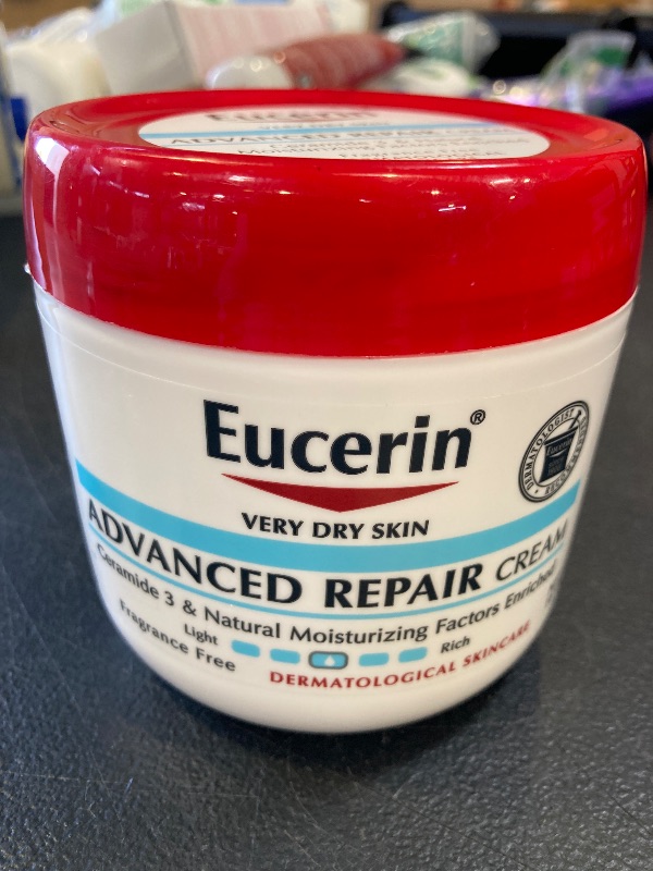 Photo 1 of Eucerin Creme Advanced Repair 16 Ounce Jar (473ml) (6 Pack)