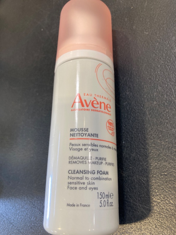 Photo 1 of Avène Cleansing Foam - Soap-Free Foaming Face Wash - Normal, Combination, Oily Skin- Sensitive Skin - 5.07 Fl Oz