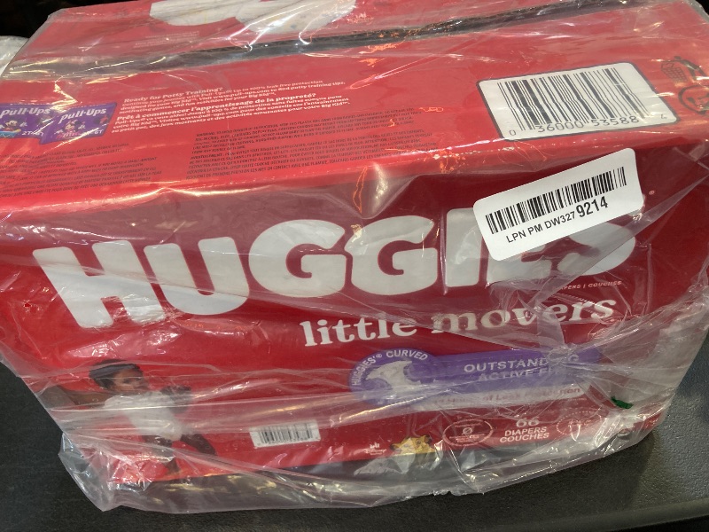 Photo 1 of Huggies Size 4 Diapers, Little Movers Baby Diapers, Size 4 (22-37 lbs), 66 Count, Packaging May Vary