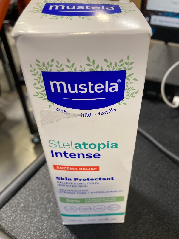 Photo 1 of Mustela Eczema Relief Cream Stelatopia Intense - Fragrance-Free Moisturizing Body Lotion with Colloidal Oatmeal - For dry, itchy, irritated skin & flare-ups - Baby, Child & Adult - 5.07 fl. oz.