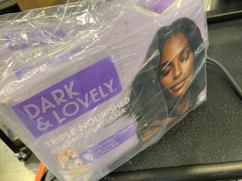 Photo 1 of SoftSheen-Carson Dark and Lovely Triple Nourished Silkening No-Lye Relaxer with Shea Butter, Regular