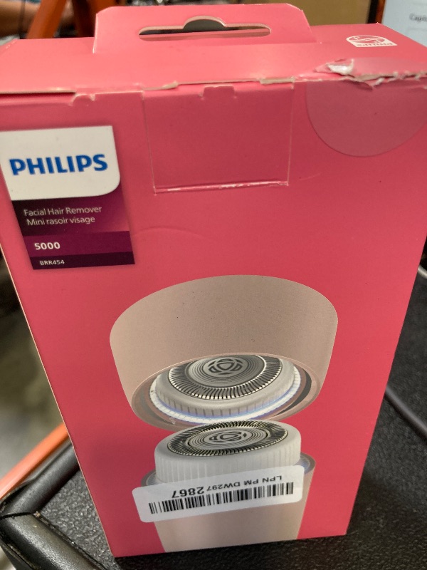 Photo 1 of Philips Facial Hair Remover 5000 Series, Personal Groomer for Women, Cordless and Compact, with Hypoallergenic Head, Gentle and Quick Facial Hair Removal, Easy Touch-Ups, Model BRR454/00