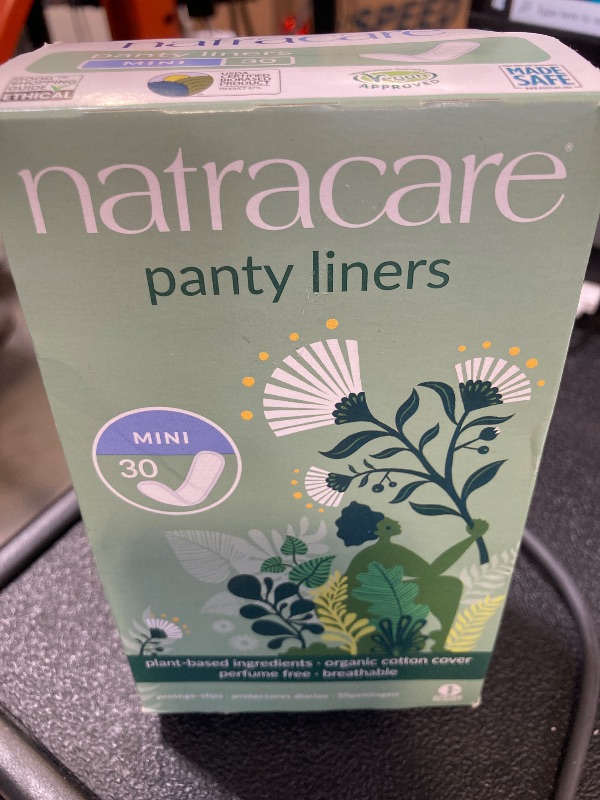 Photo 1 of NATRACARE Mini Pant Liners, Unscented, (Pack of 30)