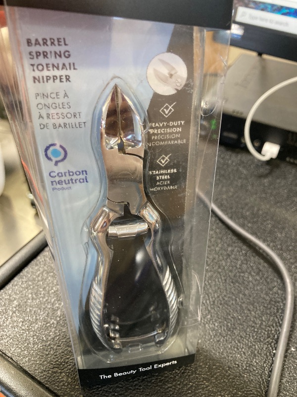Photo 1 of Tweezerman LTD Barrel Spring Toenail Nipper, Stainless Steel