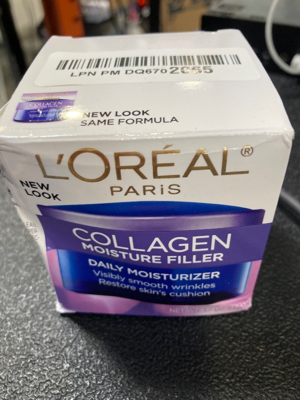 Photo 1 of L’Oreal Paris Collagen Daily Face Moisturizer, Anti Aging Face Cream to Reduce Wrinkles and Provide Intense Hydration, 1.7 oz