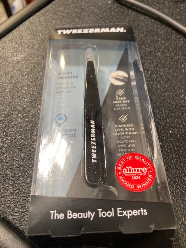Photo 1 of Tweezerman Special Edition 40th Anniversary Slant Tweezer - Eyebrow Tweezers for Women and Men