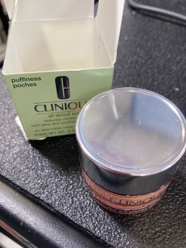 Photo 1 of Clinique All About Eyes Lightweight Eye Cream With Vitamin C | Hydrating, Brightening, Depuffing + Dark Circle Reducing, Mini Travel Size, 0.5 Ounce