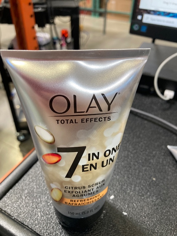 Photo 1 of Facial Cleanser by Olay Total Effects Refreshing Citrus Scrub Face Cleanser, 5 Ounce