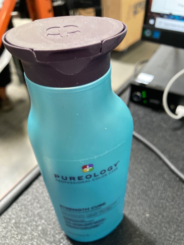Photo 1 of Pureology Strength Cure Shampoo - For Damaged or Color Treated Hair, Strengthens & Prevents Breakage, Seals Split Ends, Vegan & Sulfate-Free, 9 Fl Oz