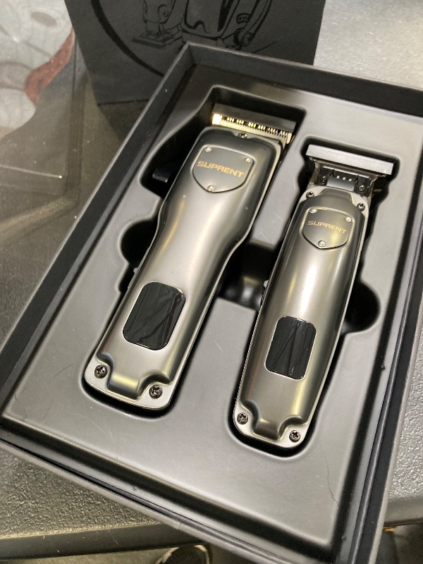 Photo 1 of SUPRENT Hair Clippers for Men Professional, USB-C Rechargeable Cordless Clippers for Hair Cutting, Mens Hair Clippers and Trimmer Kit for Barber with LED Display for Barbers & Home Use