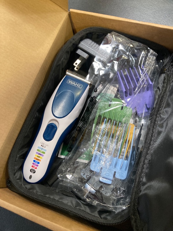 Photo 1 of Wahl Color Pro Cordless Rechargeable Hair Clipper & Trimmer – Easy Color-Coded Guide Combs - for Men, Women, & Children – Model 9649P