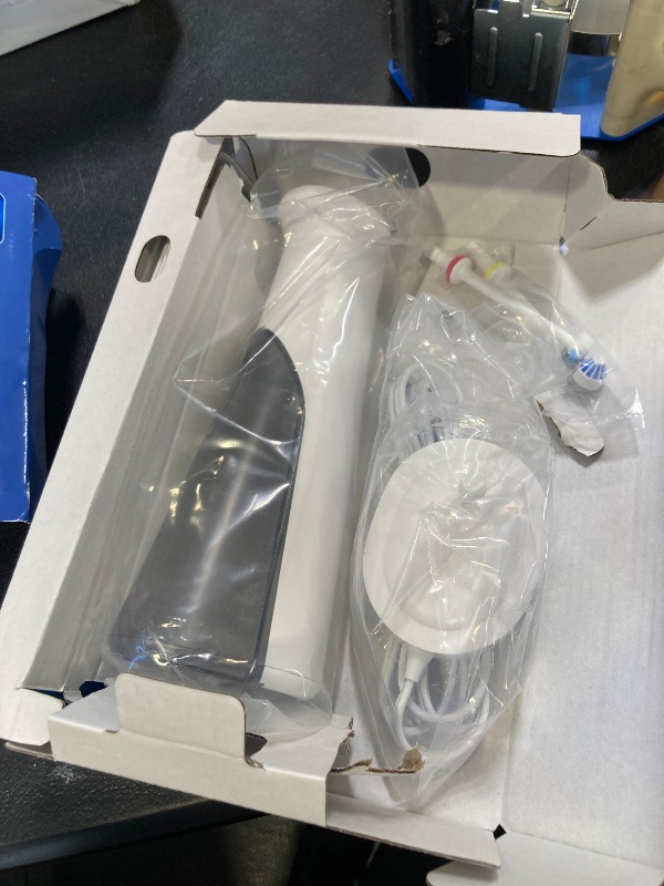 Photo 1 of Oral-B Water Flosser Advanced, Cordless Portable Oral Irrigator Handle with 2 Nozzles